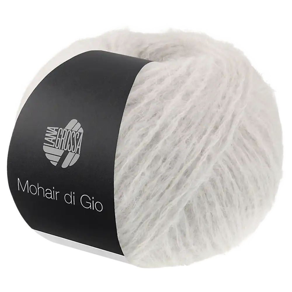 #Farbe_Lana Grossa Mohair di Gio | 23 Silbergrau
