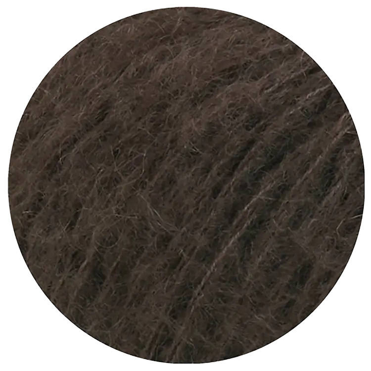 #Farbe_Lana Grossa Mohair di Gio | 07 Graubraun