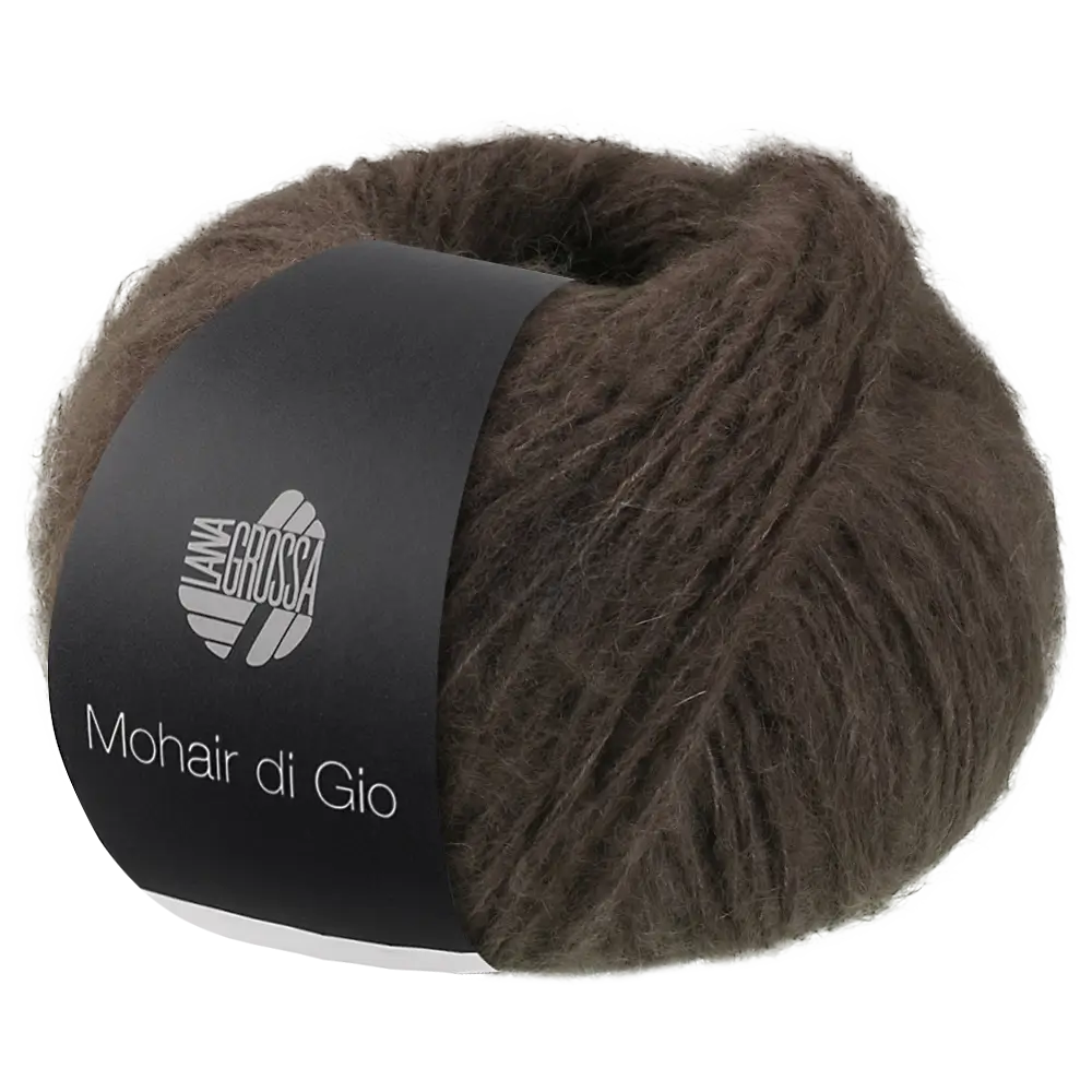 #Farbe_Lana Grossa Mohair di Gio | 07 Graubraun