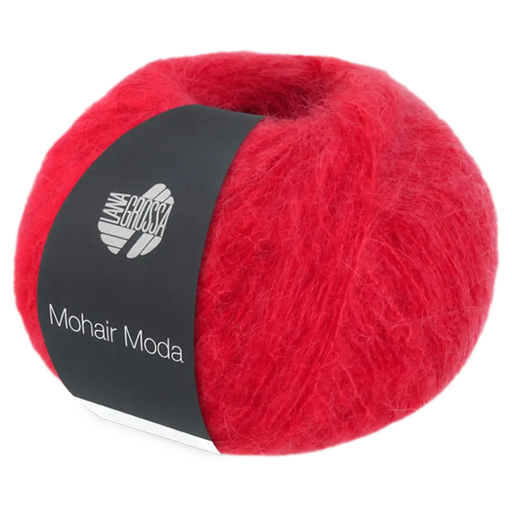 #Farbe_Lana Grossa Mohair Moda | 14 Rot