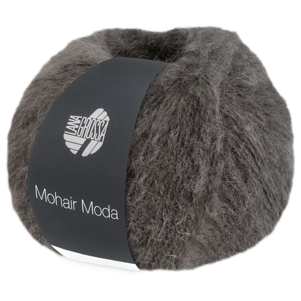 #Farbe_Lana Grossa Mohair Moda | 15 Dunkelgrau