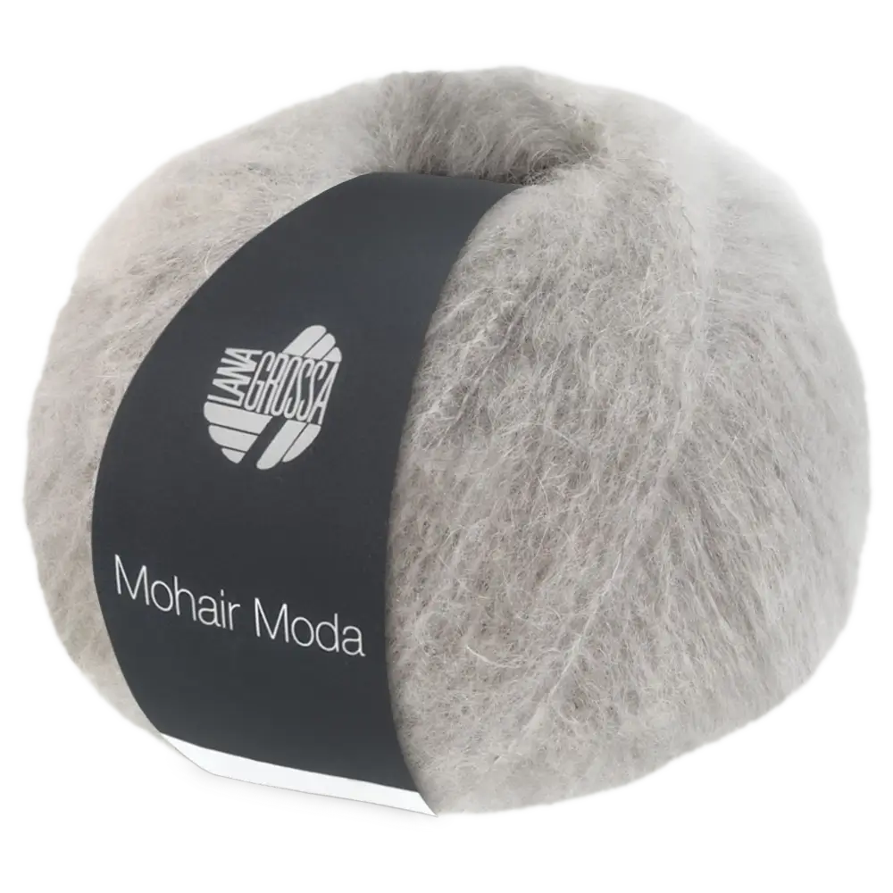 #Farbe_Lana Grossa Mohair Moda | 17 Hellgrau