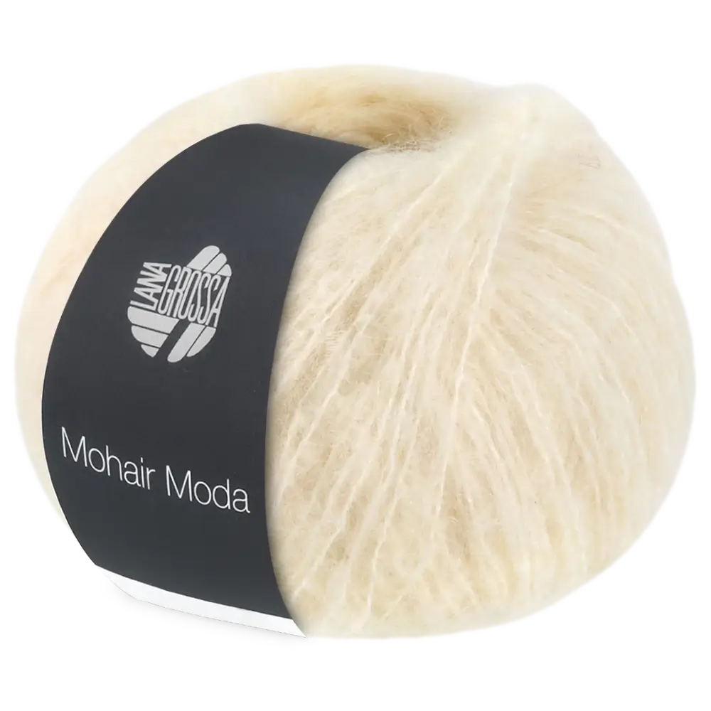 #Farbe_Lana Grossa Mohair Moda | 18 Rohweiß