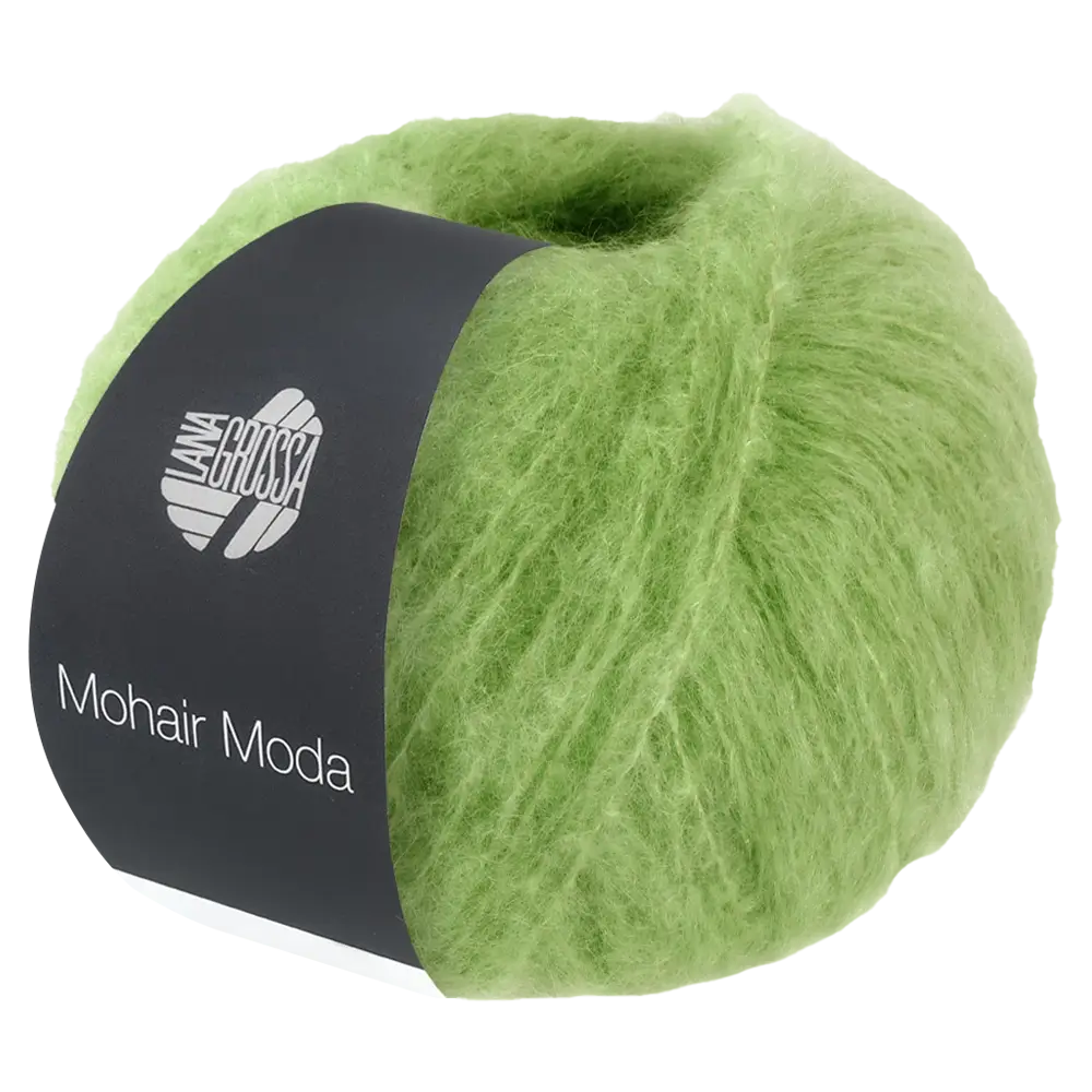 #Farbe_Lana Grossa Mohair Moda | 23 Lindgrün
