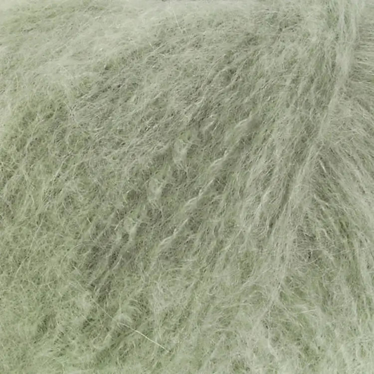 #Farbe_Lana Grossa Mohair Moda | 03 Graugrün