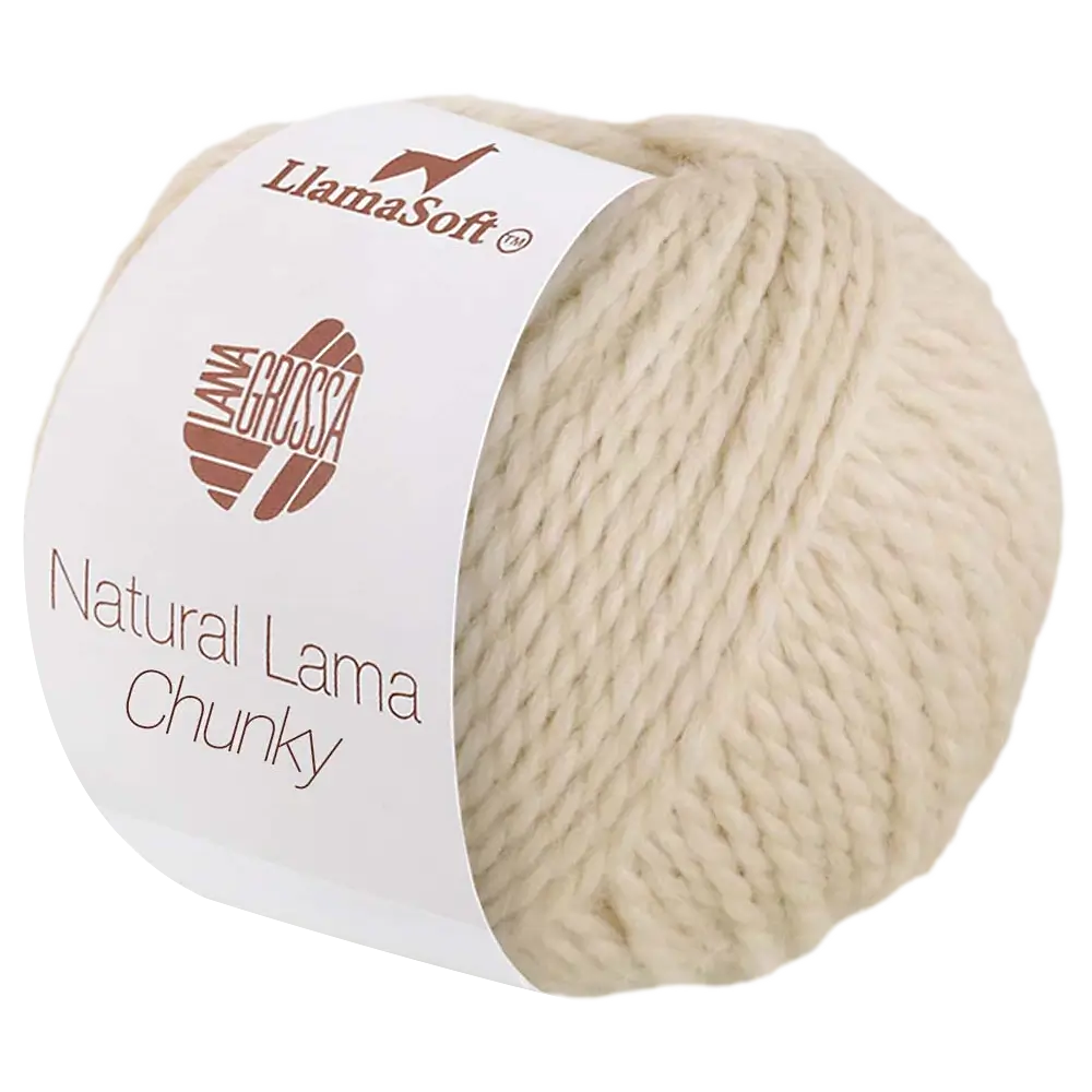 #Farbe_Lana Grossa Natural Lama Chunky | 09 Natur
