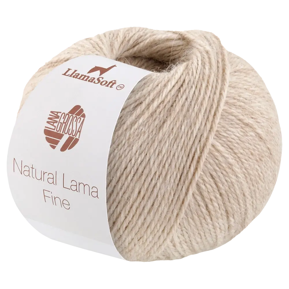 #Farbe_Lana Grossa Natural Lama Fine | 110 Hellbeige