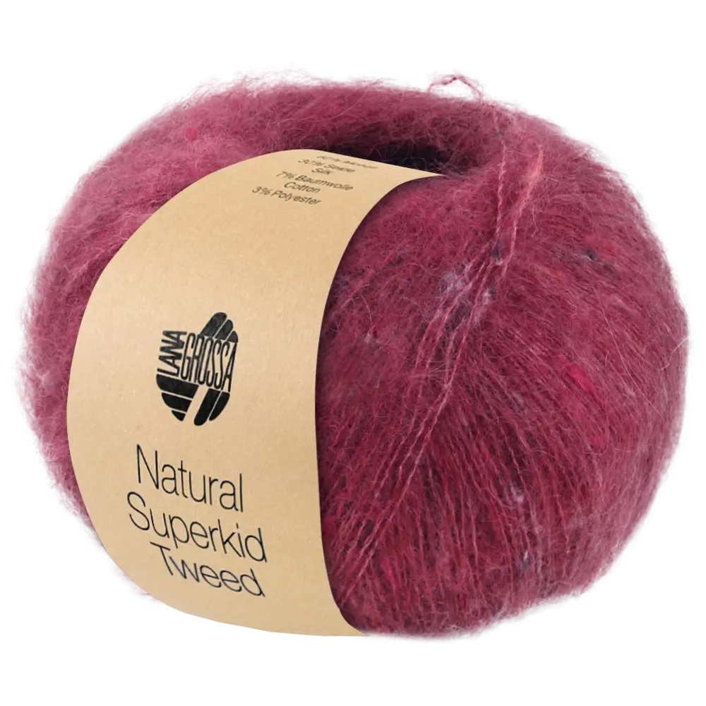#Farbe_Lana Grossa Natural Superkid Tweed | 612 Orientrot