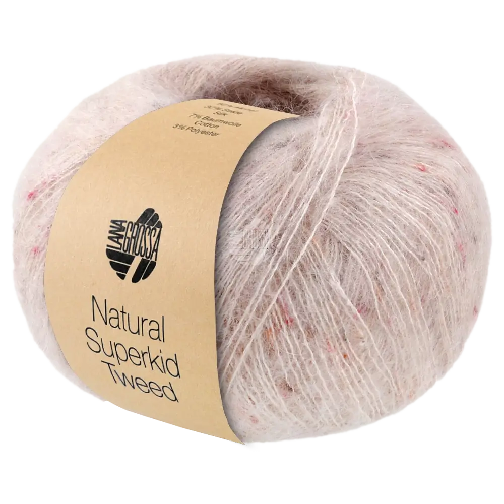 #Farbe_Lana Grossa Natural Superkid Tweed | 613 Hellbeige