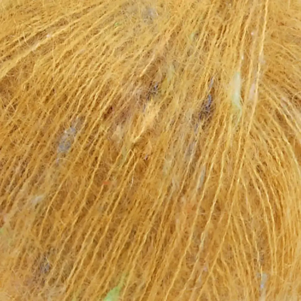 #Farbe_Lana Grossa Natural Superkid Tweed | 615 Senfgelb