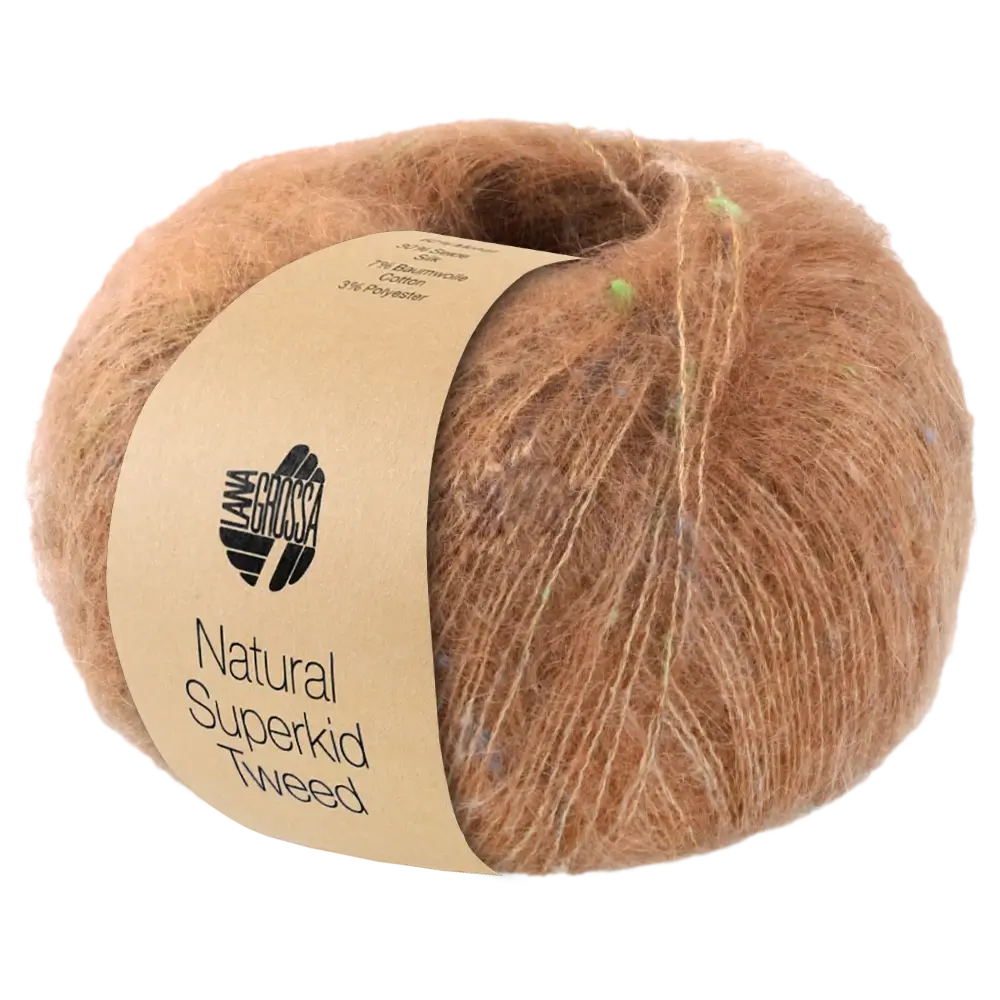 #Farbe_Lana Grossa Natural Superkid Tweed | 620 Camel