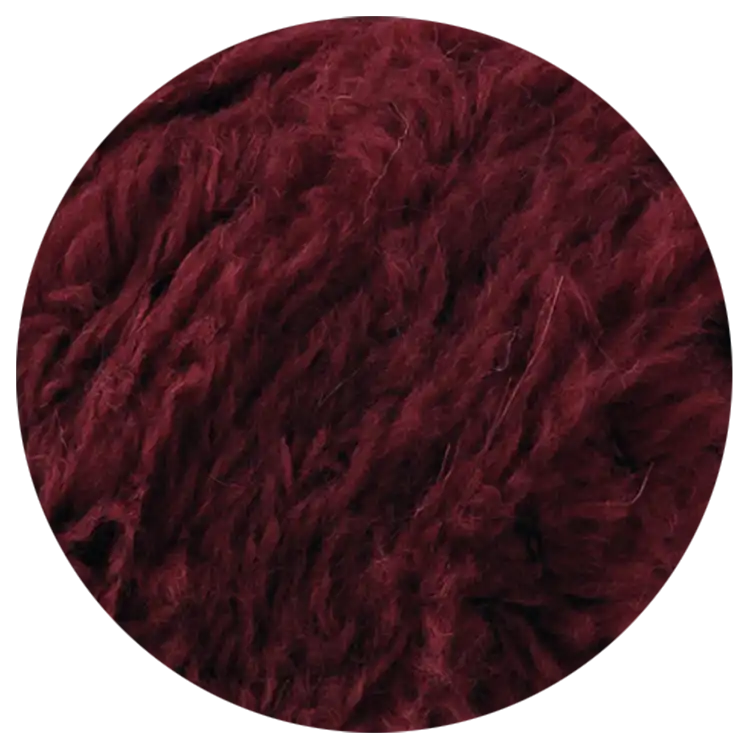 #Farbe_Lana Grossa Pelliccia | 16 Burgund