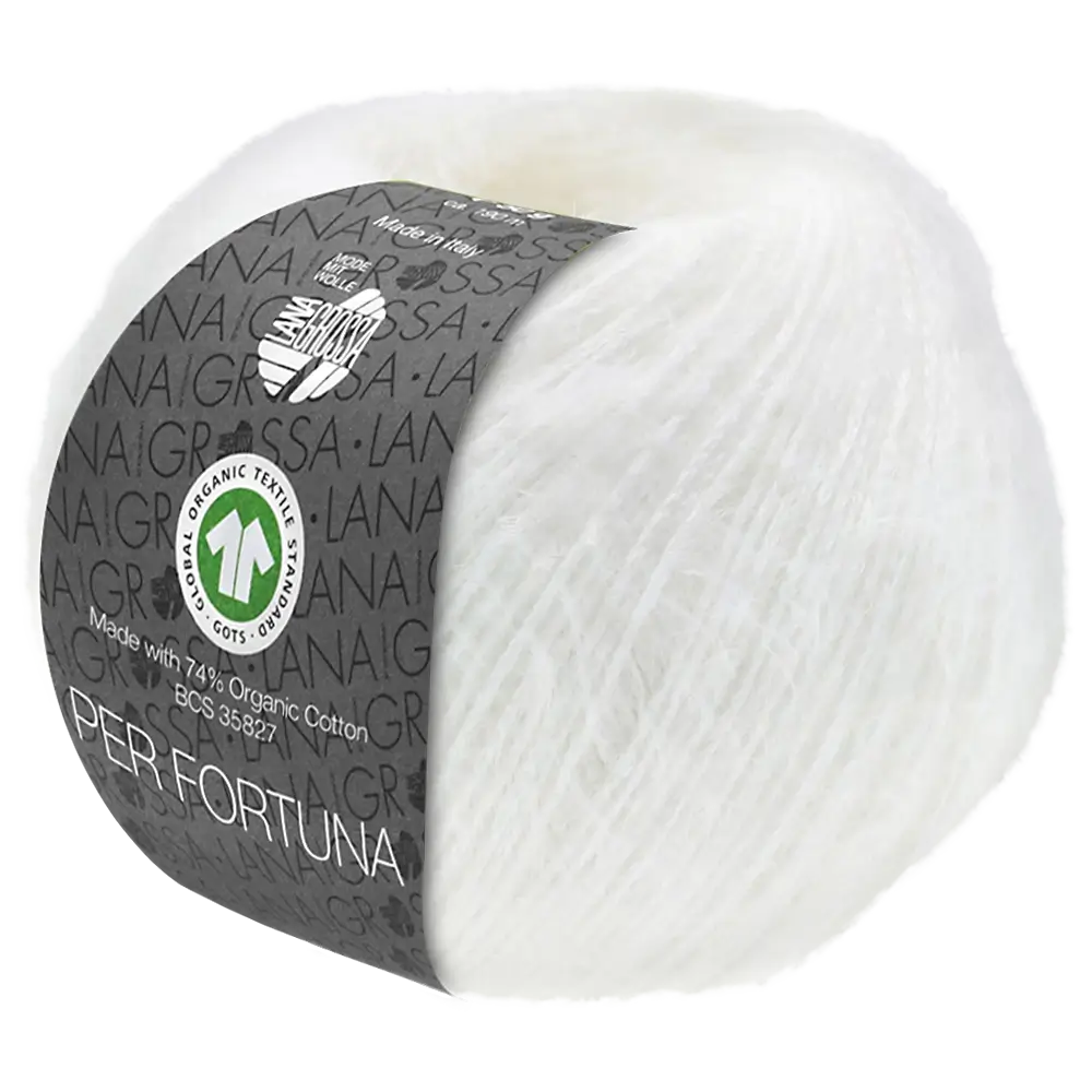 #Farbe_Lana Grossa Per Fortuna | 09 Weiß