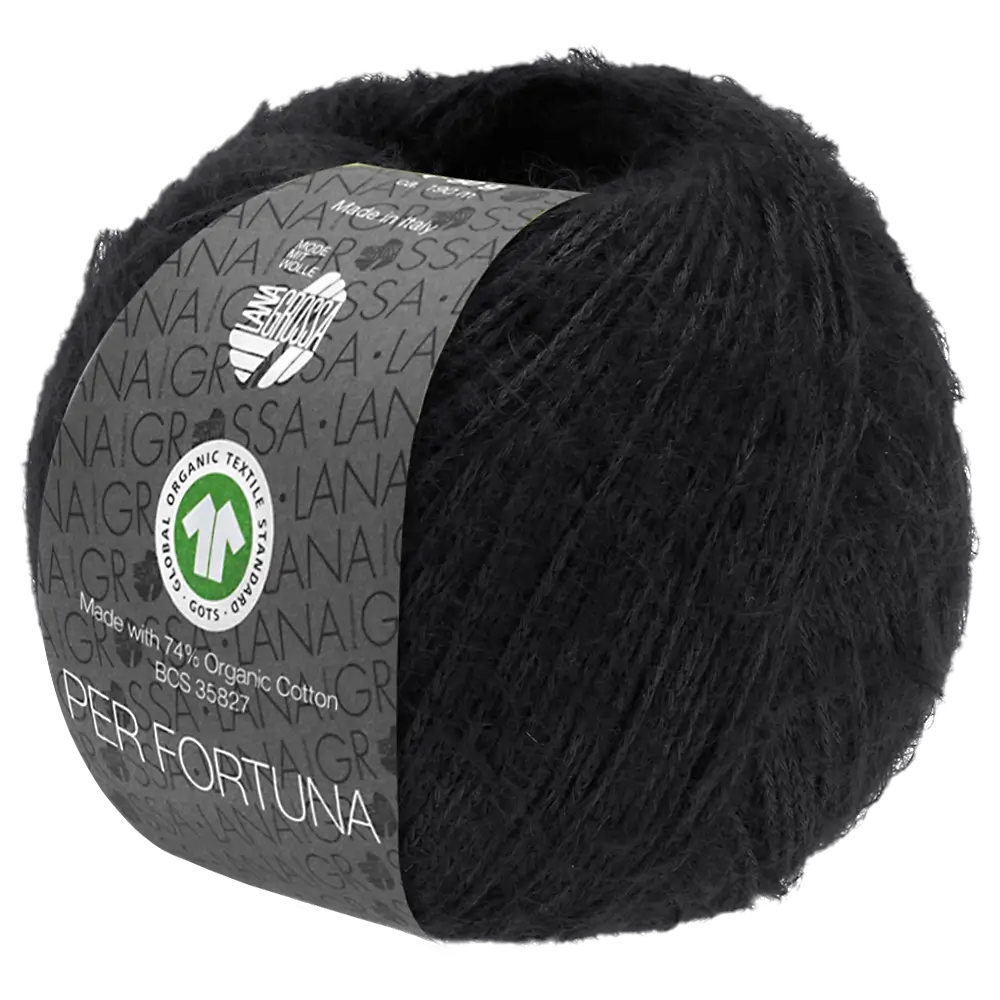 #Farbe_Lana Grossa Per Fortuna | 10 Schwarz