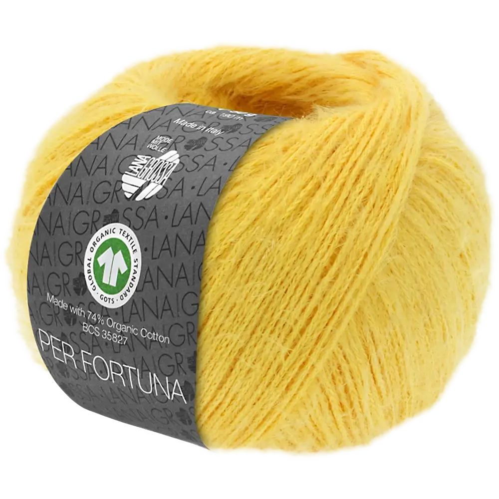 #Farbe_Lana Grossa Per Fortuna | 44 Sonnengelb