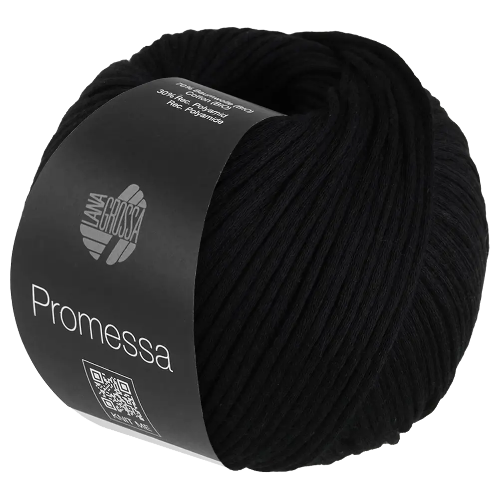 #Farbe_Lana Grossa Promessa | 24 Schwarz