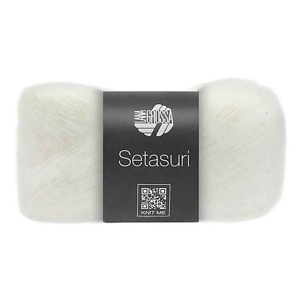 #Farbe_Lana Grossa Setasuri | 01 Weiß