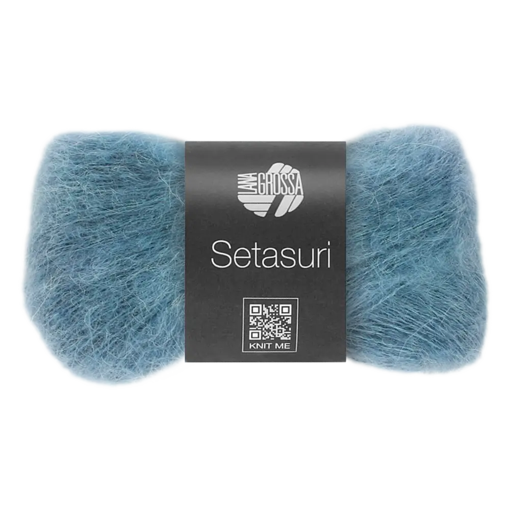 #Farbe_Lana Grossa Setasuri | 13 Taubenblau