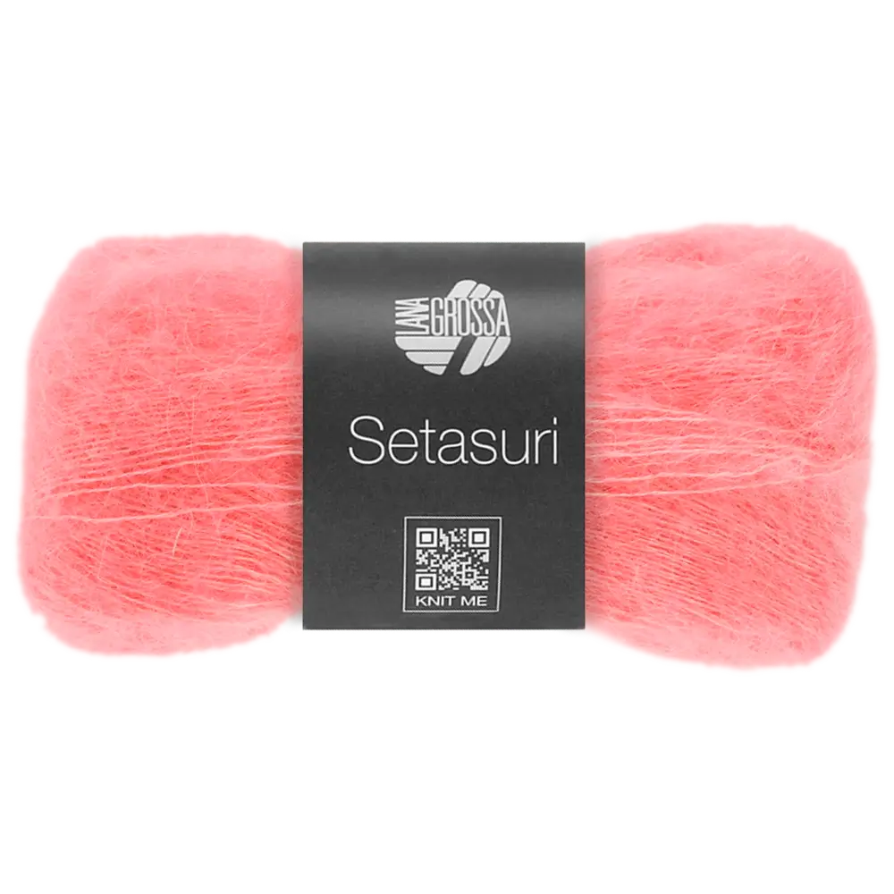 #Farbe_Lana Grossa Setasuri | 32 Bonbonrosa