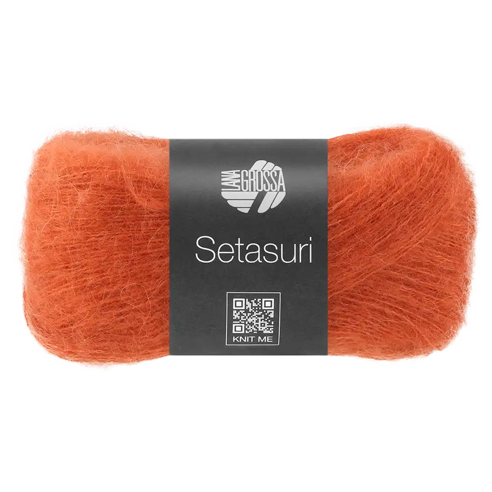 #Farbe_Lana Grossa Setasuri | 86 Rotorange