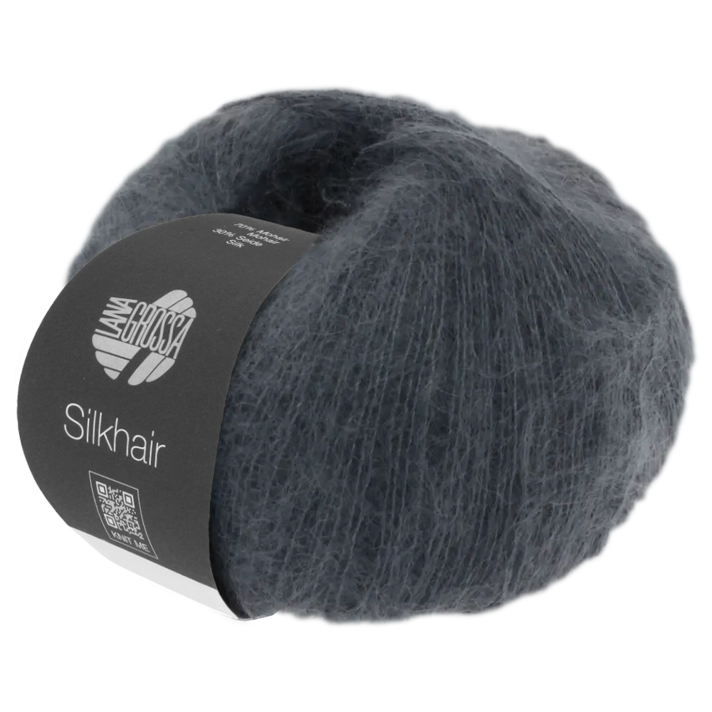 #Farbe_Lana Grossa Silkhair | 12 Dunkelgrau