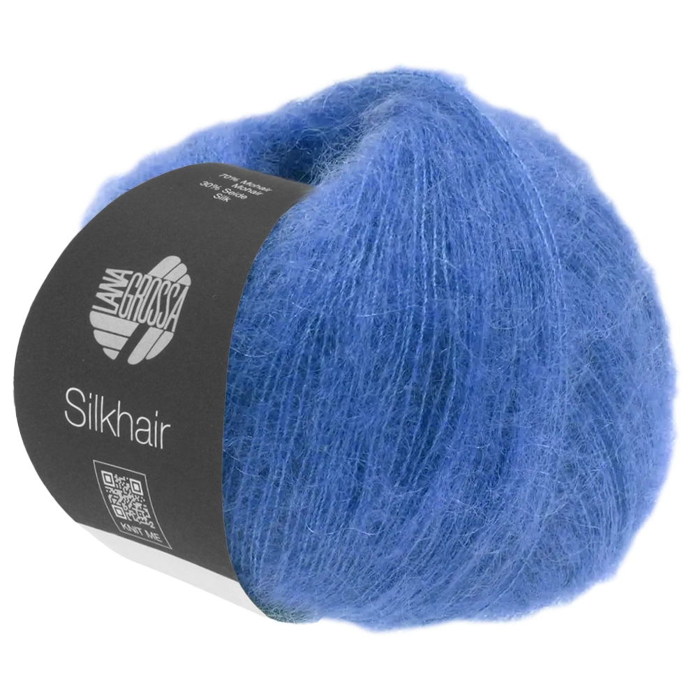 #Farbe_Lana Grossa Silkhair | 133 Enzianblau