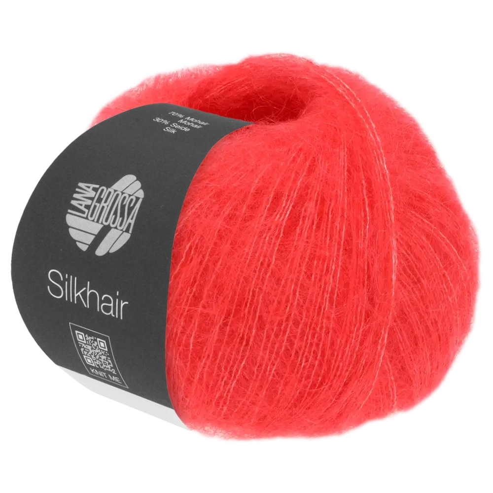#Farbe_Lana Grossa Silkhair | 147 Erdbeerrot