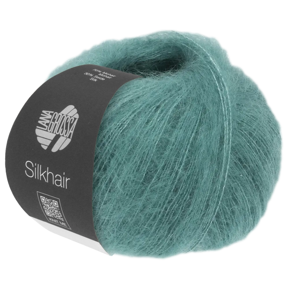 #Farbe_Lana Grossa Silkhair | 155 Seegrün