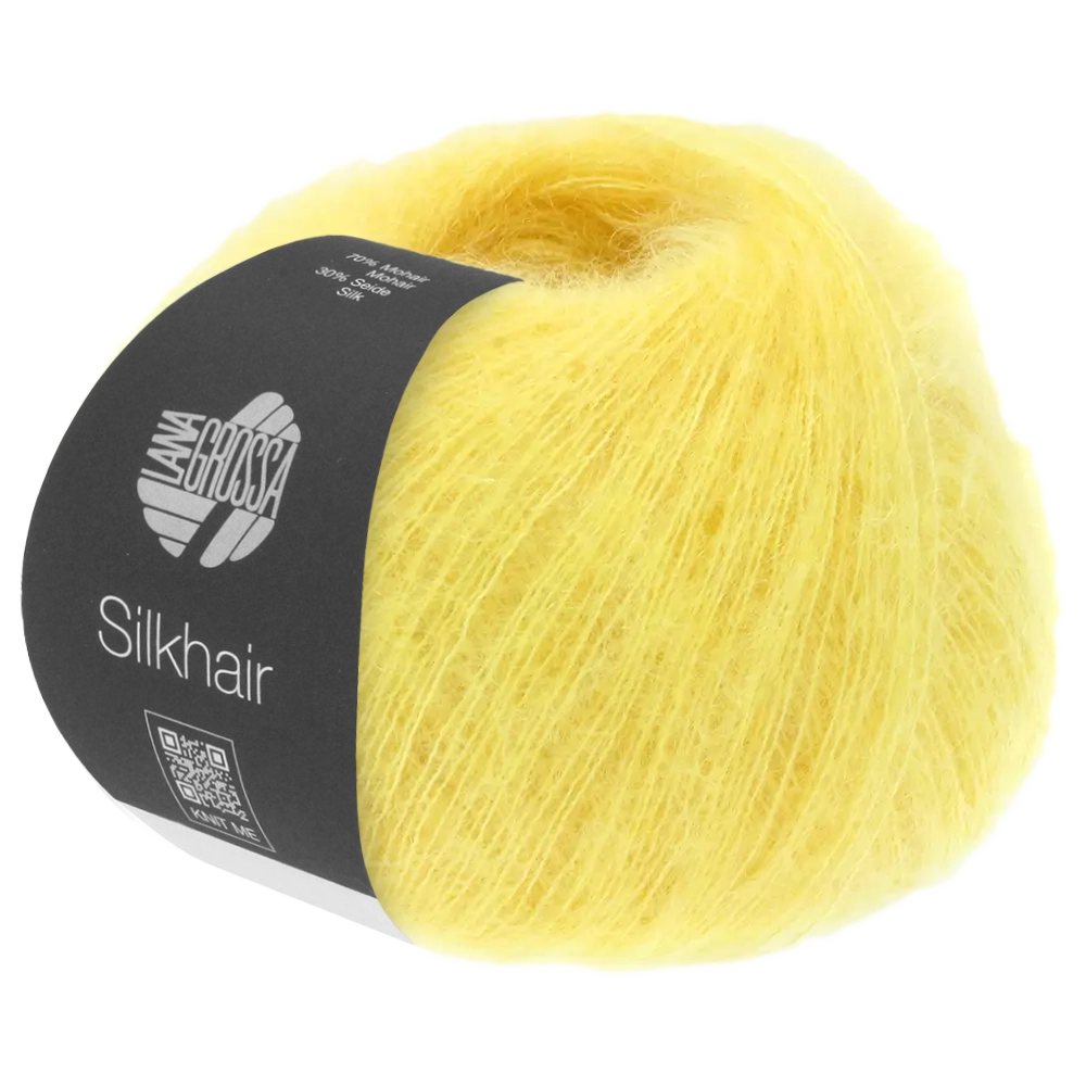 #Farbe_Lana Grossa Silkhair | 158 Gelb