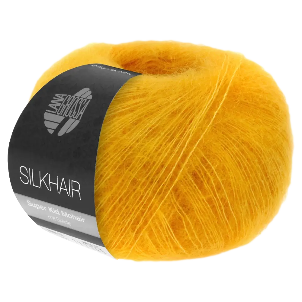 #Farbe_Lana Grossa Silkhair | 170 Dottergelb