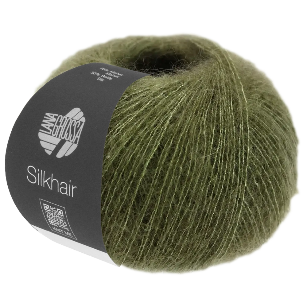 #Farbe_Lana Grossa Silkhair | 178 Lodengrün