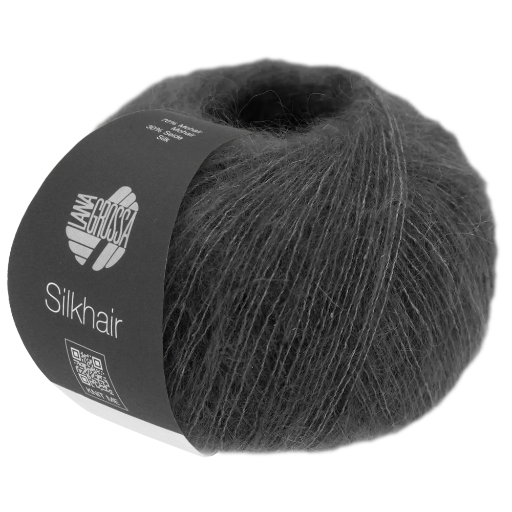 #Farbe_Lana Grossa Silkhair | 183 Anthrazit