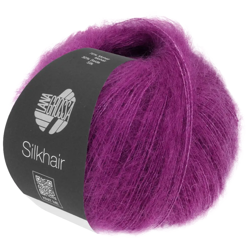 #Farbe_Lana Grossa Silkhair | 197 Purpurrot