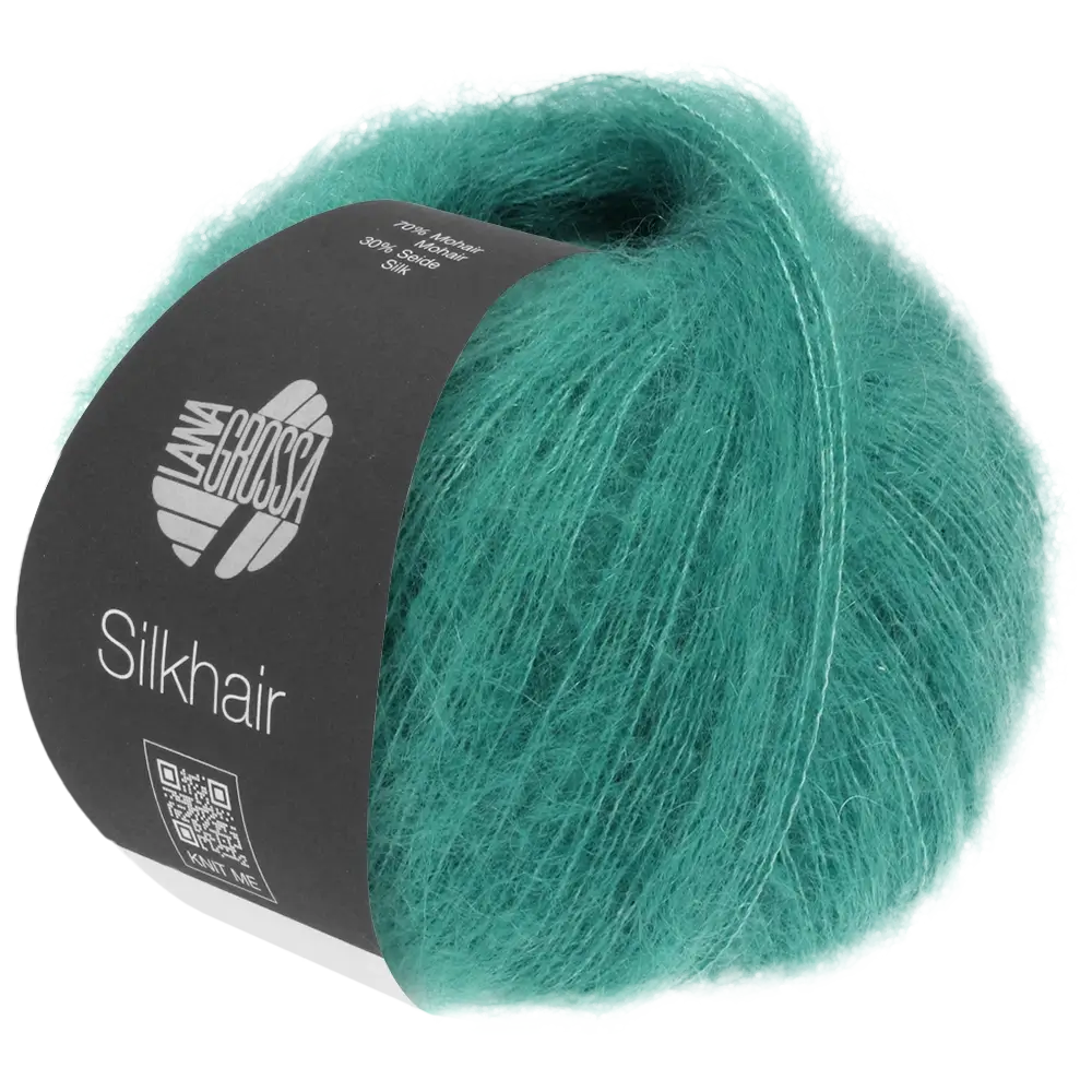 #Farbe_Lana Grossa Silkhair | 204 Hellpetrol