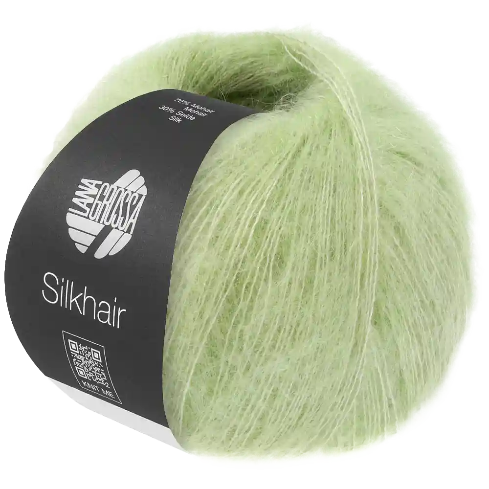 #Farbe_Lana Grossa Silkhair | 211 Blassgrün