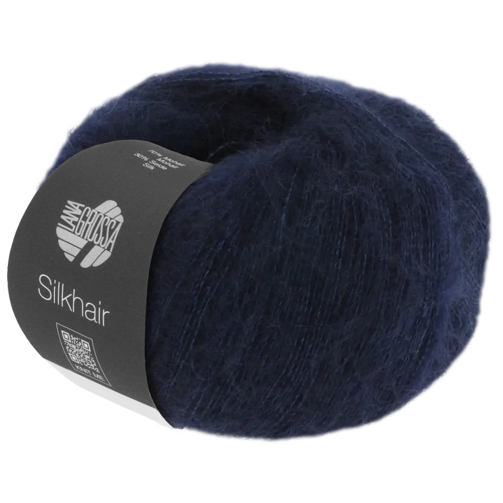 #Farbe_Lana Grossa Silkhair | 27 Nachtblau