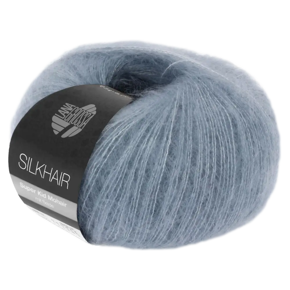 #Farbe_Lana Grossa Silkhair | 42 Hellblau