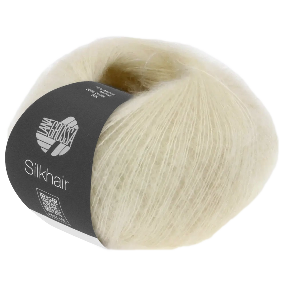 #Farbe_Lana Grossa Silkhair | 52 Rohweiß