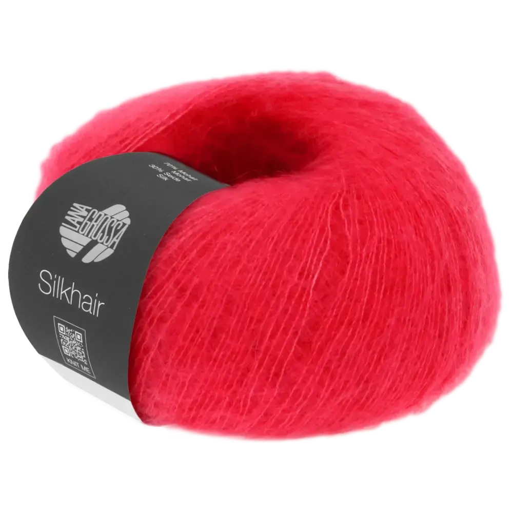 #Farbe_Lana Grossa Silkhair | 70 Himbeer