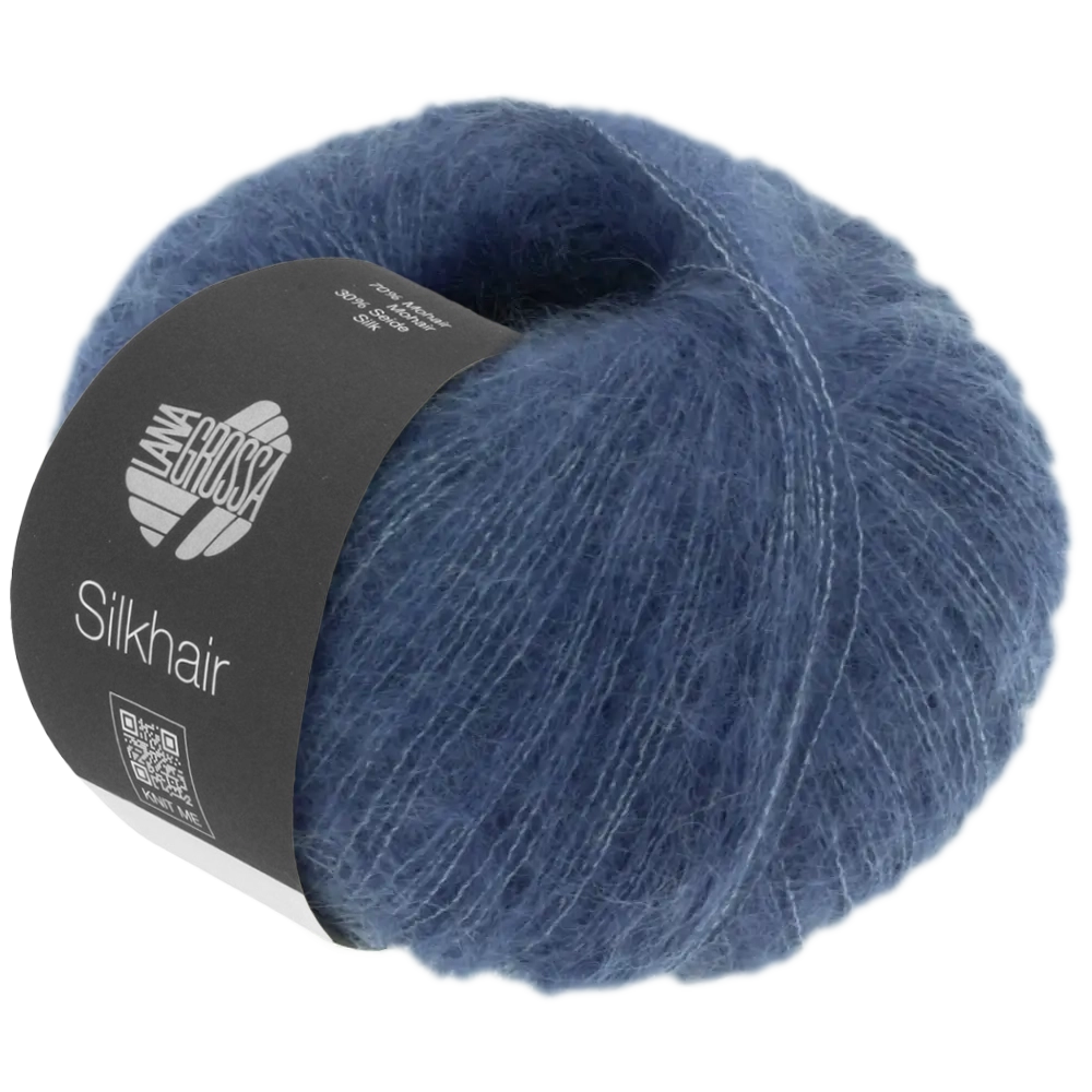 #Farbe_Lana Grossa Silkhair | 79 Dunkelblau