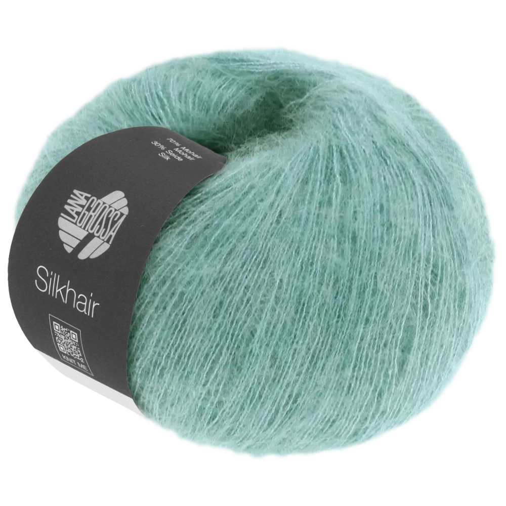 #Farbe_Lana Grossa Silkhair | 82 Helltürkis