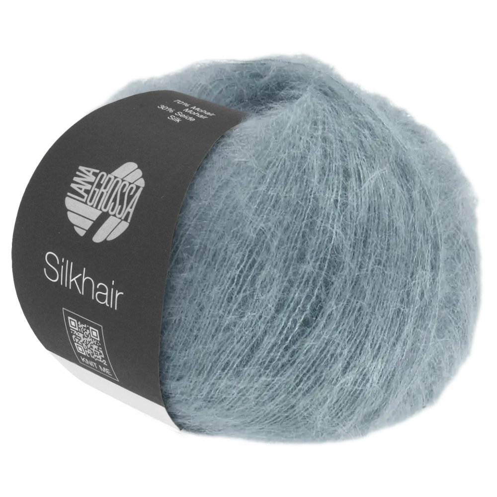 #Farbe_Lana Grossa Silkhair | 94 Graphitgrau