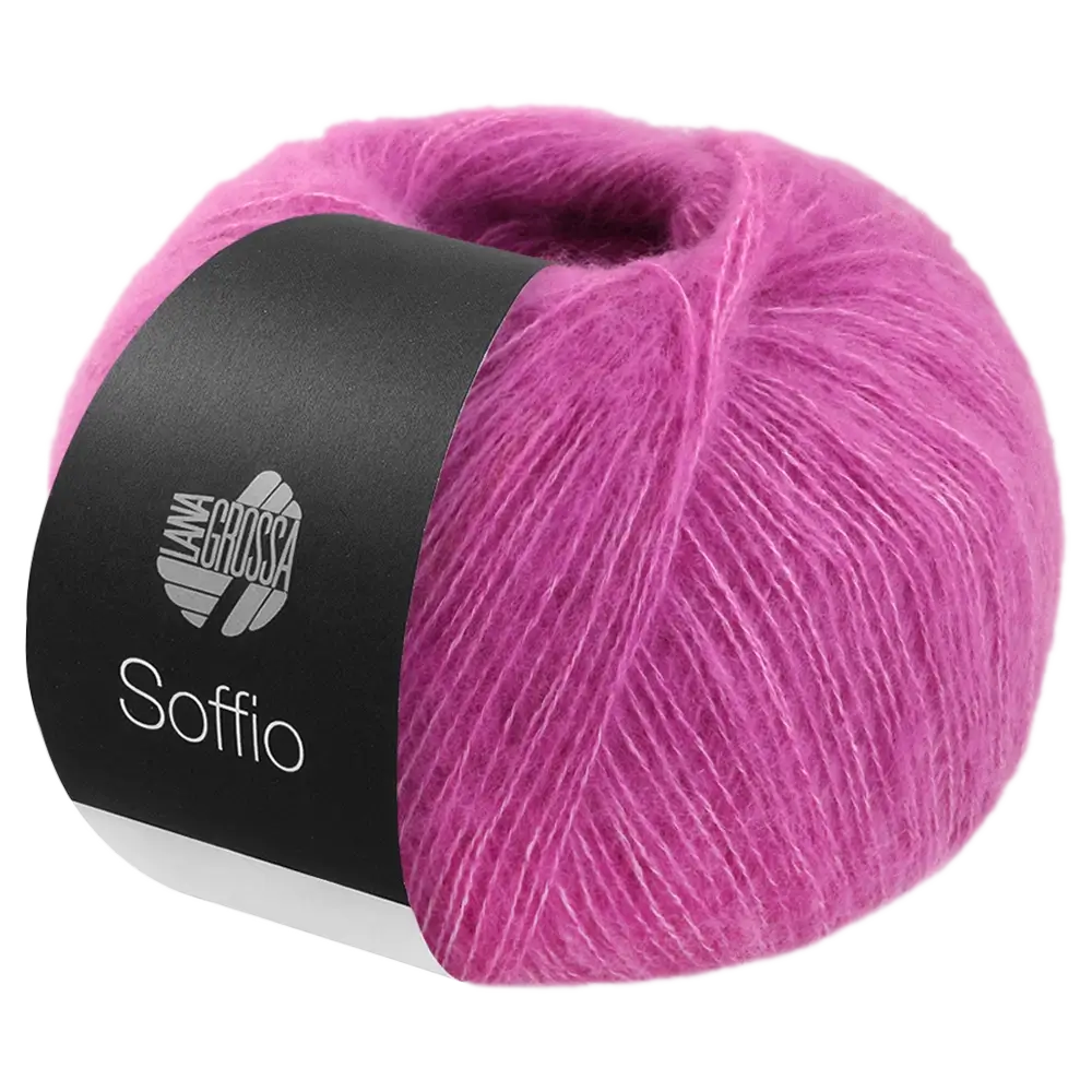 #Farbe_Lana Grossa Soffio | 02 Fuchsia