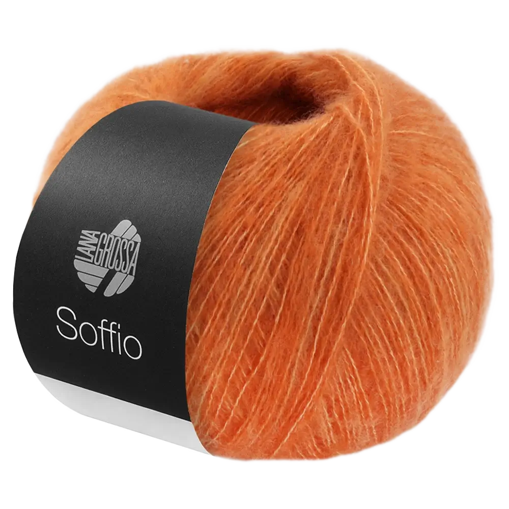 #Farbe_Lana Grossa Soffio | 06 Orange