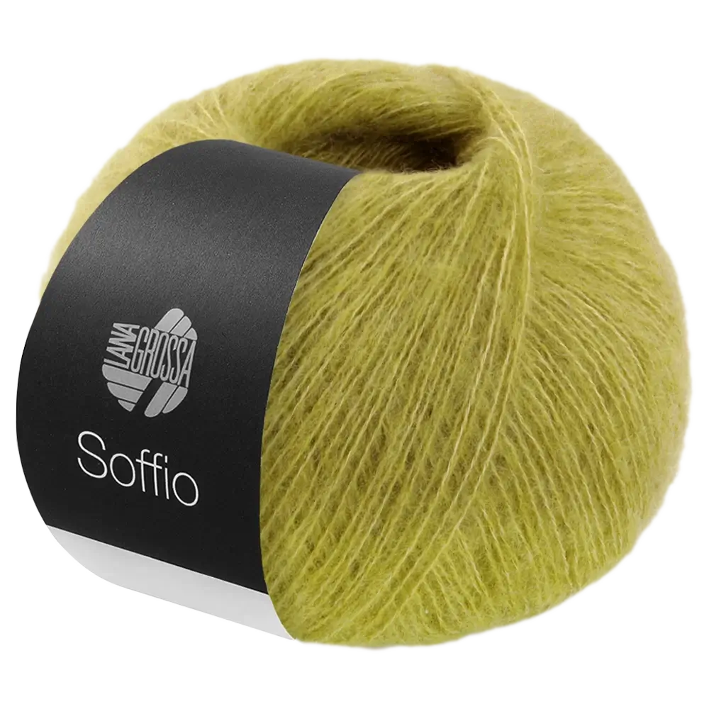 #Farbe_Lana Grossa Soffio | 08 Kiwigrün