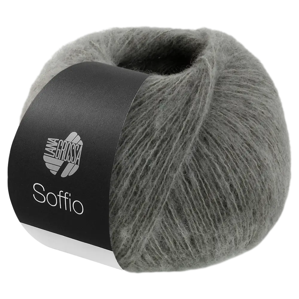 #Farbe_Lana Grossa Soffio | 14 Dunkelgrau