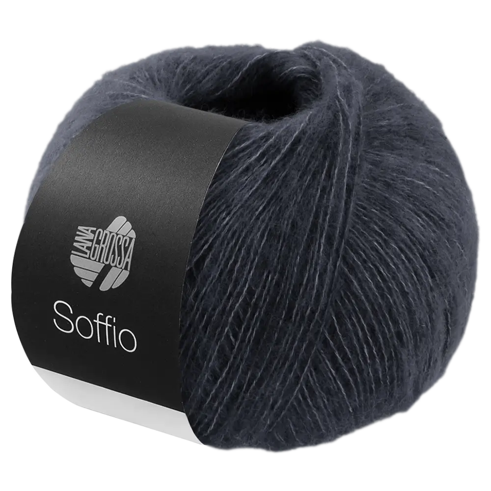 #Farbe_Lana Grossa Soffio | 19 Anthrazit