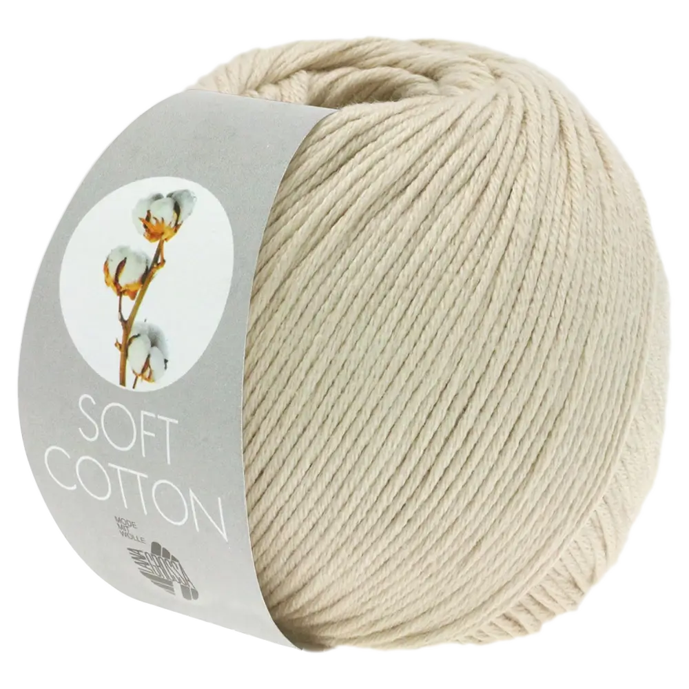 #Farbe_Lana Grossa Soft Cotton | 03 Grège