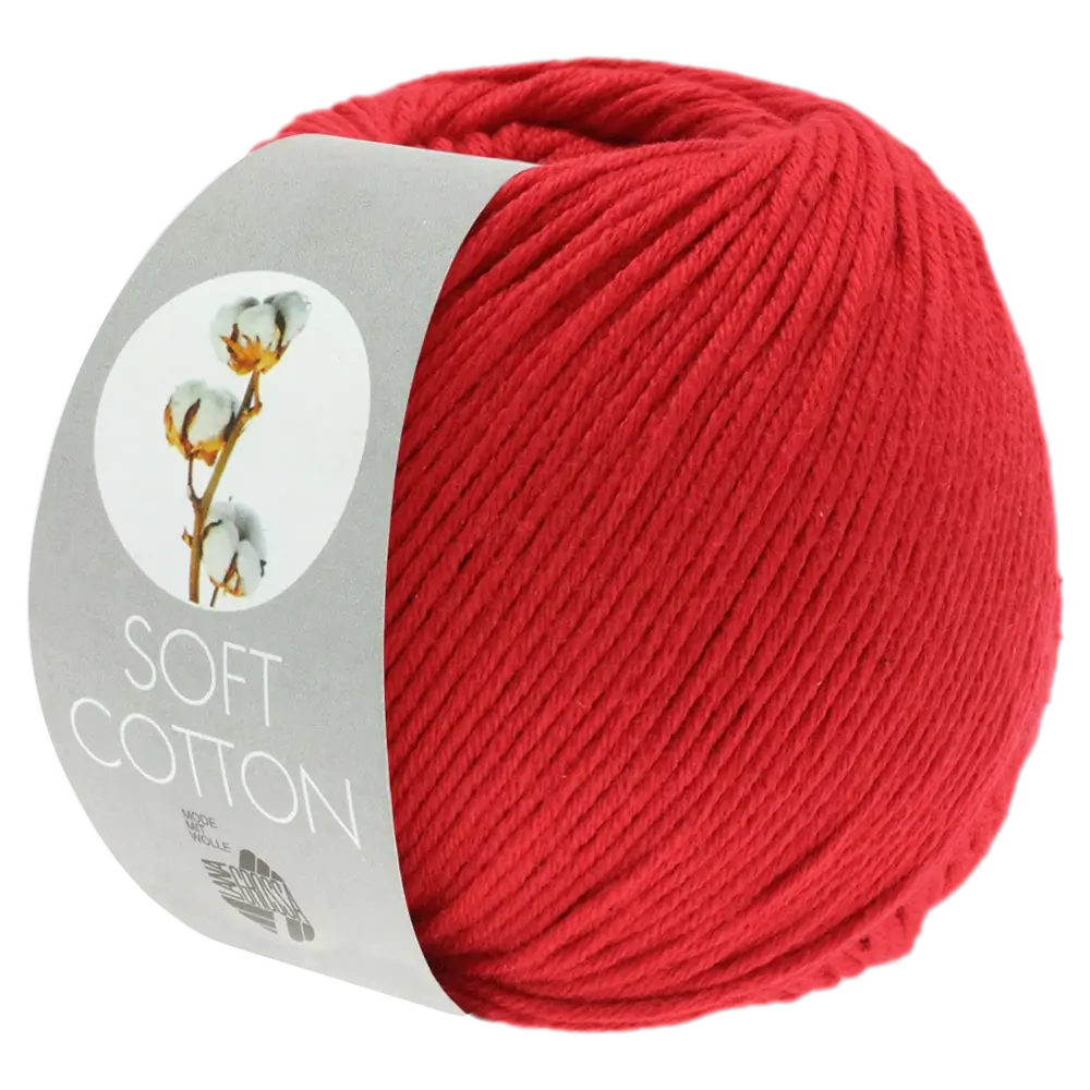 #Farbe_Lana Grossa Soft Cotton | 13 Rot