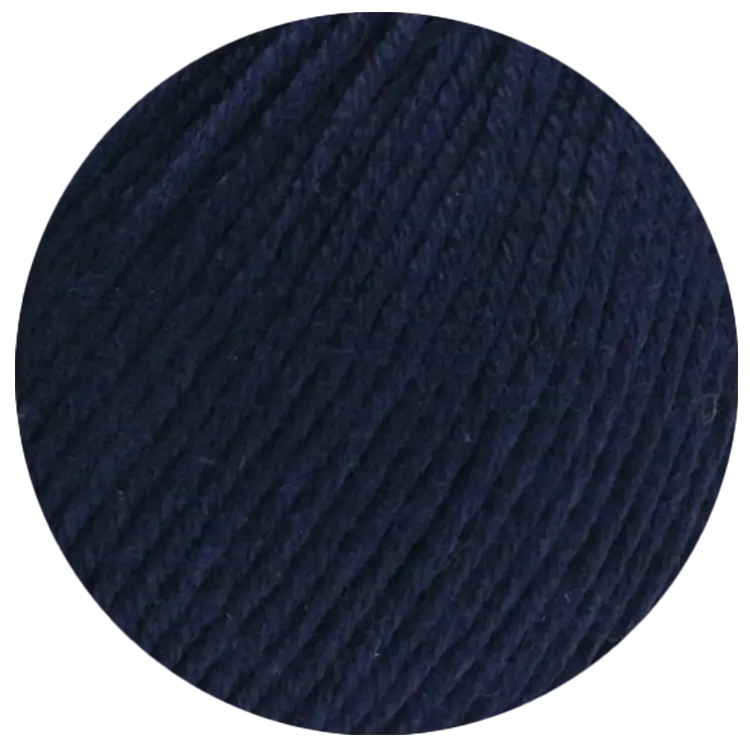 #Farbe_Lana Grossa Soft Cotton | 17 Nachtblau